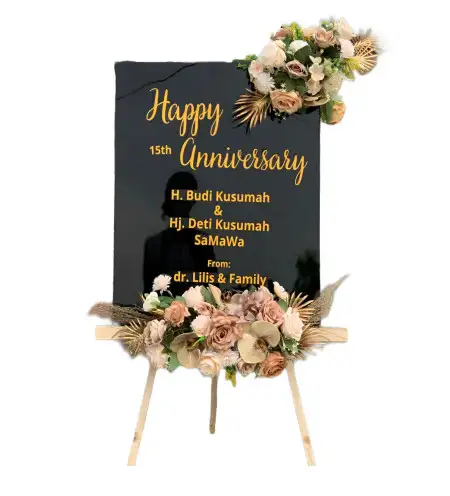 Papan Bunga Akrilik Wameo