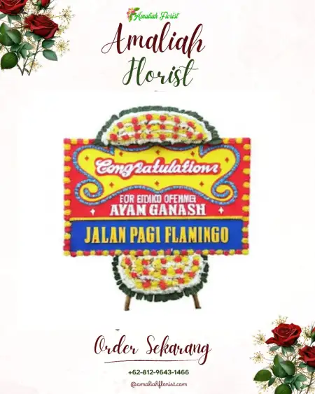 Sewa Papan Bunga Wameo